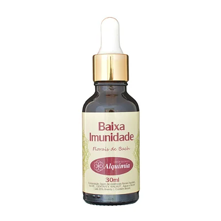 FLORAIS DE BACH ALQUIMIA 30ML - BAIXA IMUNIDADE