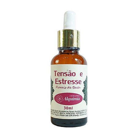 FLORAIS DE BACH ALQUIMIA 30ML - TENSÃO E ESTRESSE