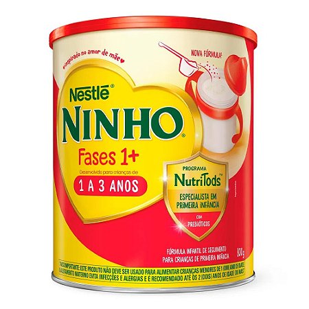 FORMULA INFANTIL NINHO FASES+1 LATA 800G.