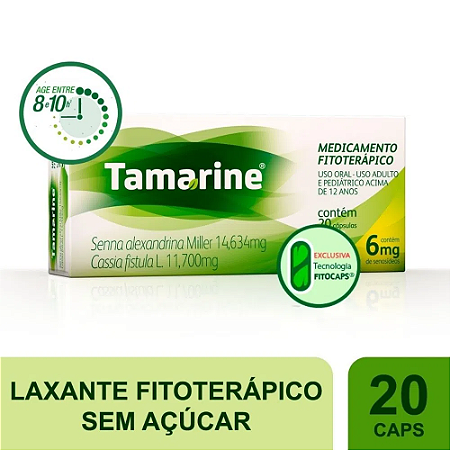 TAMARINE 6MG CX.C/20 CÁPSULAS LOJA