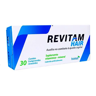 REVITAM HAIR CX.C/30 COMPRIMIDOS REVESTIDOS KIT C/3 CAIXAS