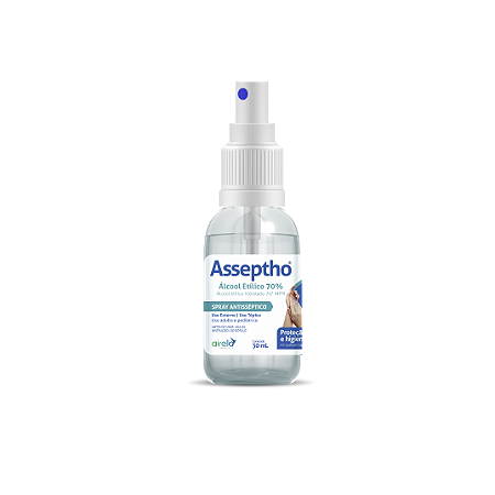 ASSEPTHO ÁLCOOL ETÍLICO 70% SPRAY FR.C/30ML