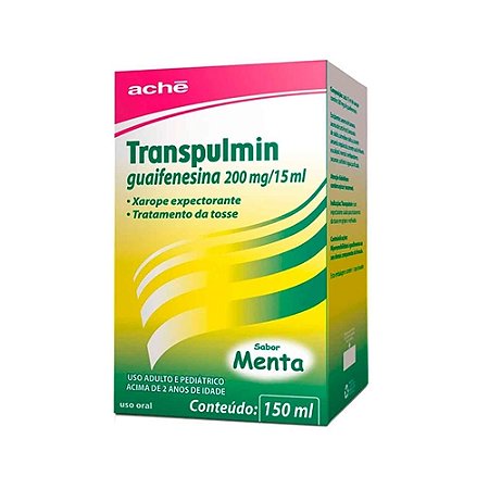 GUAIFENISINA TRANSPULMIN 200MG/15ML XAROPE 150ML SB.MENTA