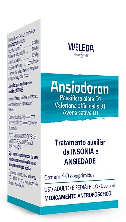 ANSIODORON WELEDA CX.C/40 COMPRIMIDOS