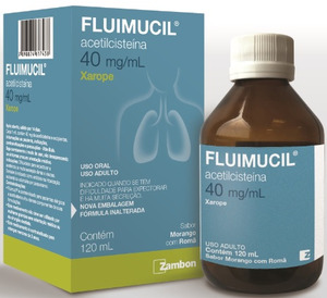 FLUIMUCIL 40MG/ML XAROPE FR.C/120ML SB.MORANGO C/ROMÃ