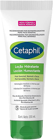 CETAPHIL LOÇÃO HIDRATANTE FR.C/200ML PELE NORMAL/SECA E SENSÍVEL