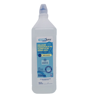 SORO FISIOLÓGICO 0,9% FR.C/500ML SORONAV