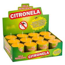 VELA REPELENTE DE CITRONELA 90G. C/1 UNIDADE