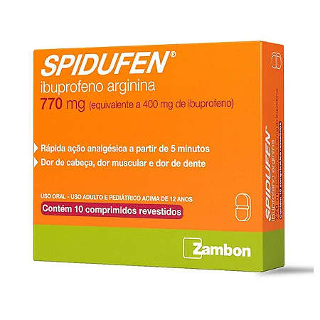 SPIDUFEN 770MG (400MG) CX.C/12 COMPRIMIDOS REVESTIDOS