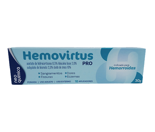 HEMOVIRTUS PRO POMADA HEMORROIDAS 30G.