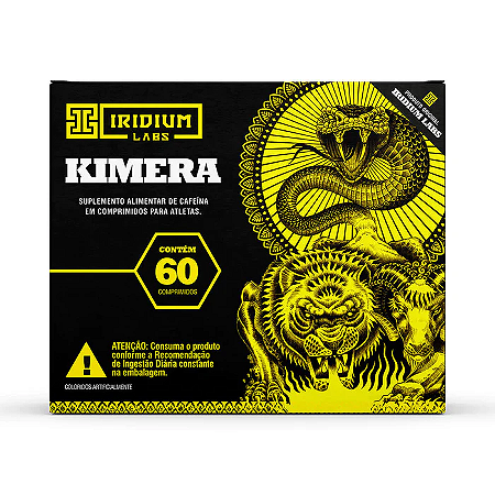 KIMERA IRIDIUM LABS CAFEÍNA P/ATLETAS 300MG C/60 COMPRIMIDOS