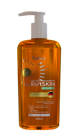 FORTSKIN OIL CONTROL SABONETE LÍQUIDO FR.C/240ML FORTLIFE EXCLUSIVO