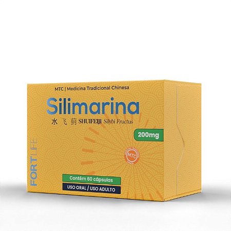 SILIMARINA 200MG CX.C/60 CÁPSULAS FORTLIFE EXCLUSIVO