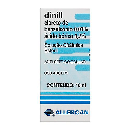 DINILL SOLUÇÃO ESTÉRIL OFTÁLMICA FR.10ML