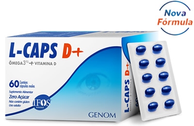 L-CAPS D+ ÔMEGA 3 IFOS CX.C/60 CÁPS.MOLES