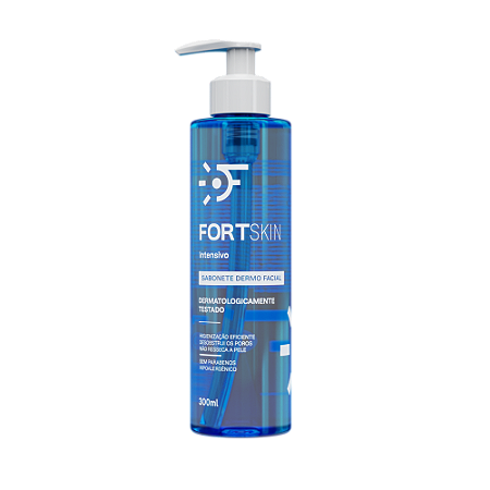 FORTSKIN INTENSIVO SABONETE DERMO FACIAL 300ML FORTLIFE EXCLUSIVO