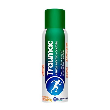 TRAUMAC ARNICA, MENTOL E CÂNFORA AEROSOL 125MG