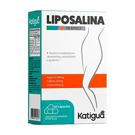 LIPOSALINA TRI EFFECT SUPLEMENTO ALIMENTAR CX.C/60 CÁPS.