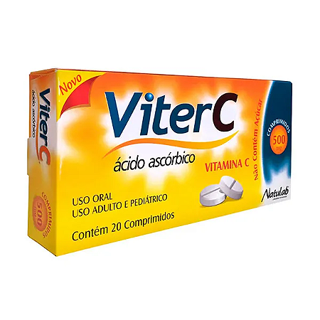 VITER C 500MG CX.C/20 COMP. VITAMINA C