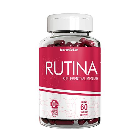 RUTINA 500MG NATUNECTAR C/60 CÁPSULAS