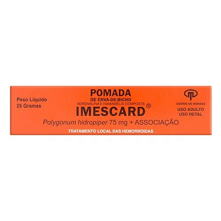 IMESCARD POMADA 25G. ERVA DE BICHO + ASSOCIAÇÕES