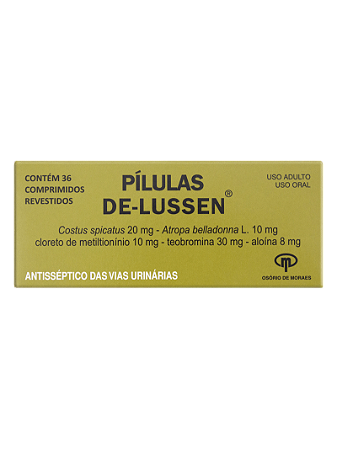 PÍLULAS DE LUSSEN C/36 COMPRIMIDOS REVESTIDOS