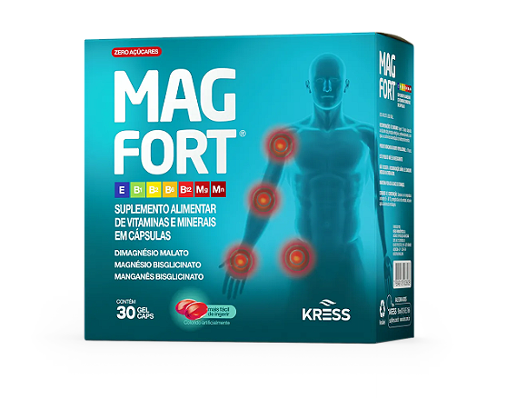 MAGFORT SUPLEMENTO ALIMENTAR P/OSSOS E ARTICULAÇÕES C/30 CÁPS GEL
