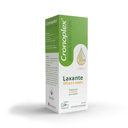 CRONOPLEX 7,5MG/ML LAXANTE 20ML PICOSSULFATO SODIO