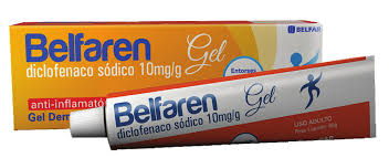 BELFAREN GEL 10MG/G CR.DERM. 60G. DICLOFENACO SÓDICO