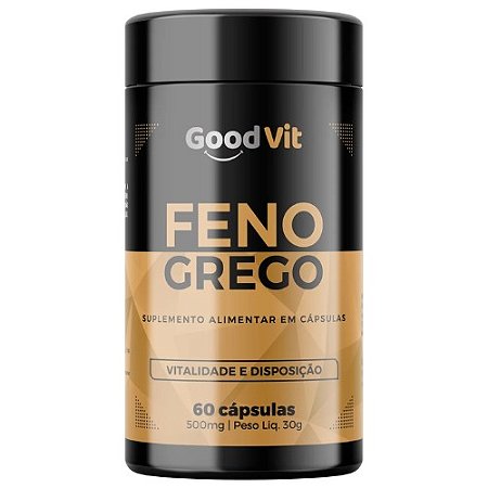 FENO GREGO GOODVIT C/60 CÁPSULAS VITALIDADE E DISPOSIÇÃO