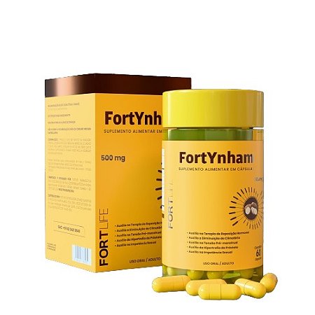 FORTYNHAM SUPLEMENTO ALIMENTAR 500MG C/60 CÁPSULAS FORTLIFE EXCLUSIVO