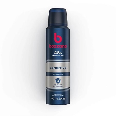 BOZZANO 72H DESODORANTE ANTITRANSPIRANTE AEROSOL 150ML SENSITIVE S/PERFUME