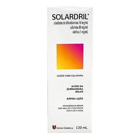 SOLARDRIL LOÇÃO C/CALAMINA ALÍVIO A QUEIMADURA 120ML