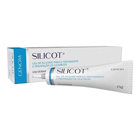 SILICOT GEL SILICONE TRATAMENTO E PREVENÇÃO CICATRIZES 15G. + GRÁTIS 6G.