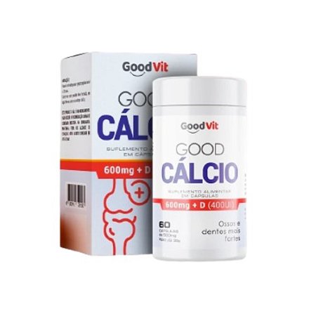 GOOD CÁLCIO GOODVIT 600UI+400UI C/60 CÁPSULAS