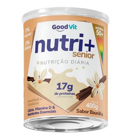NUTRI+ SENIOR GOODVIT NUTRIÇÃO DIÁRIA 400G.