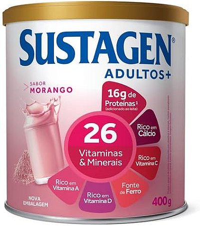 SUSTAGEN ADULTO + LATA 400G.