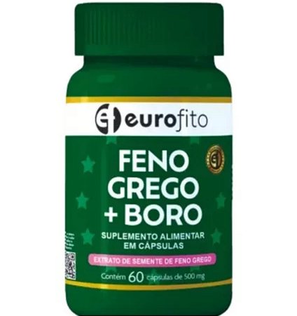 FENO GREGO + BORO EUROFITO C/60 CÁPSULAS