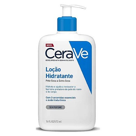 CERAVE LOÇÃO HIDRATANTE 473ML PELE SECA E EXTRA SECA