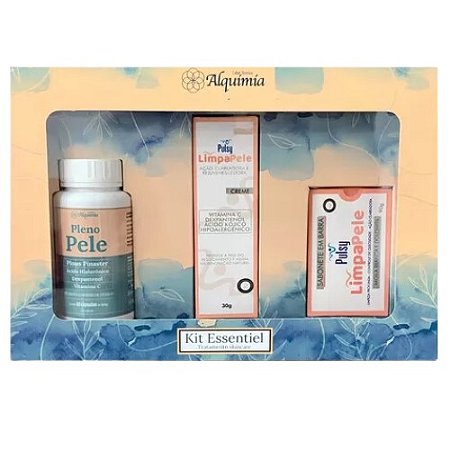 PULSY ESSENTIEL KIT TRATAMENTO SKINCARE CLAREADOR