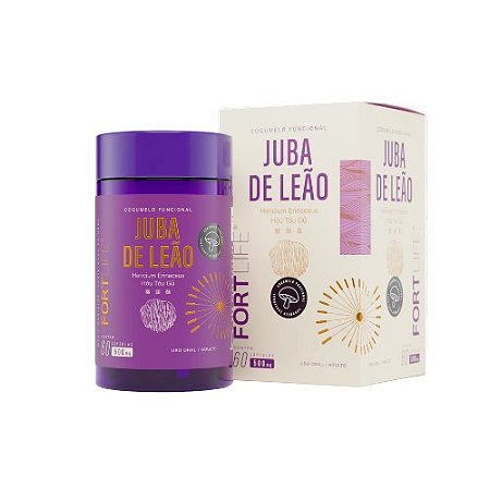 JUBA DE LEÃO FORTLIFE 500MG C/60 CÁPSULAS