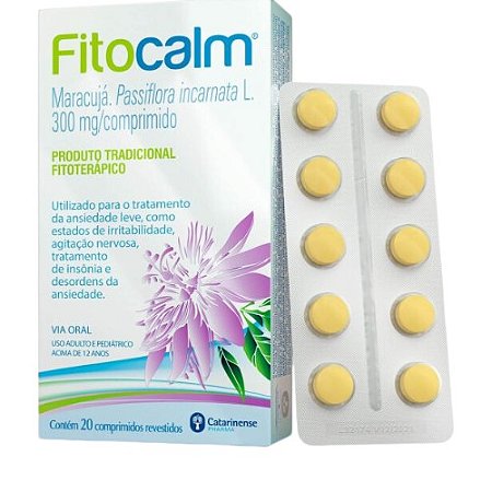 FITOCALM 300MG C/20 COMP.REVEST. PASSIFLORA INCARNATA