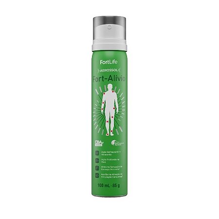 FORT-ALIVIO CBA SYSTEMS CANNABINOIDES AEROSSOL 100ML FORTLIFE LANÇAMENTO
