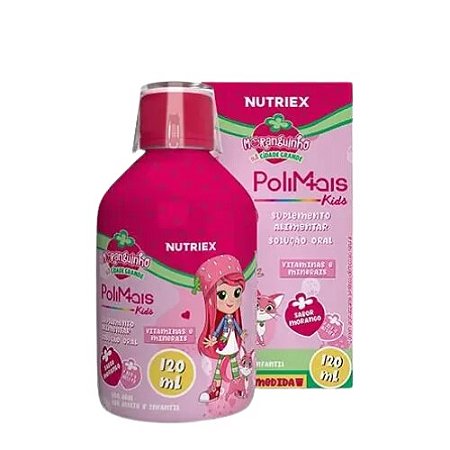 POLIMAIS KIDS NUTRIEX MORANGUINHO 120ML SB.MORANGO