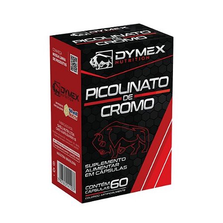 PICOLINATO DE CROMO DYMEX SHELL NUTRY C/60 CÁPSULAS INIBIDOR DE DOCES