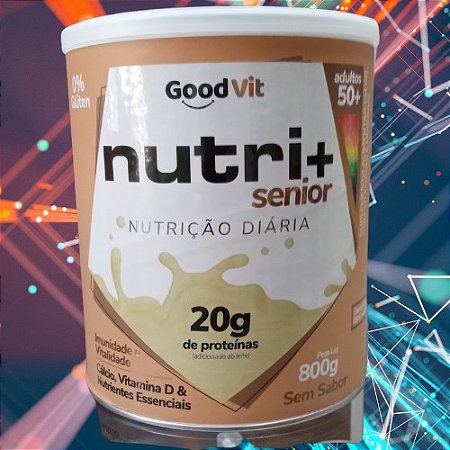 NUTRI+ SENIOR GOODVIT NUTRIÇÃO DIÁRIA 800G.