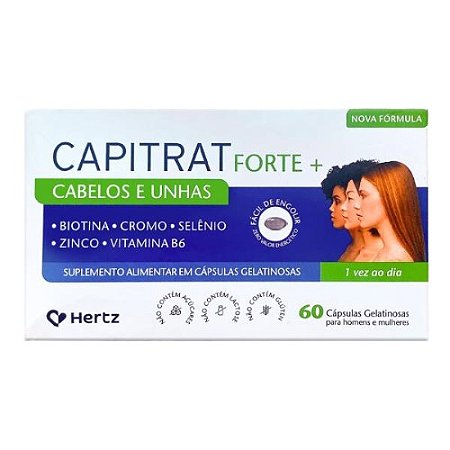 CAPITRAT FORTE+ CABELOS E UNHAS C/60 CÁPSULAS GELATINOSAS