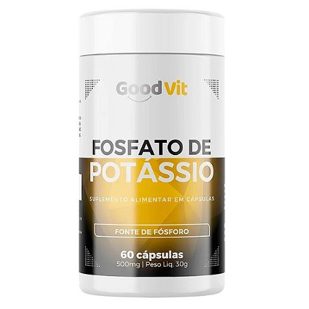 FOSFATO DE POTÁSIO GOODVIT 500MGC/60 CÁPSULAS