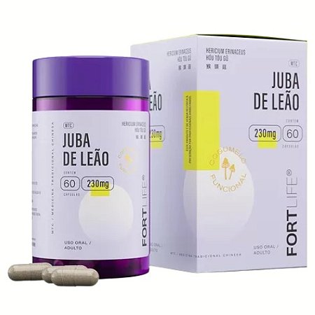JUBA DE LEÃO 230MG C/60 CÁPSULAS FORTLIFE