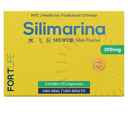 SILIMARINA 200MG FORTLIFE C/30 CÁPSULAS EXCLUSIVO